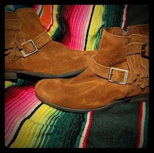Minnetonka Fringe Booties